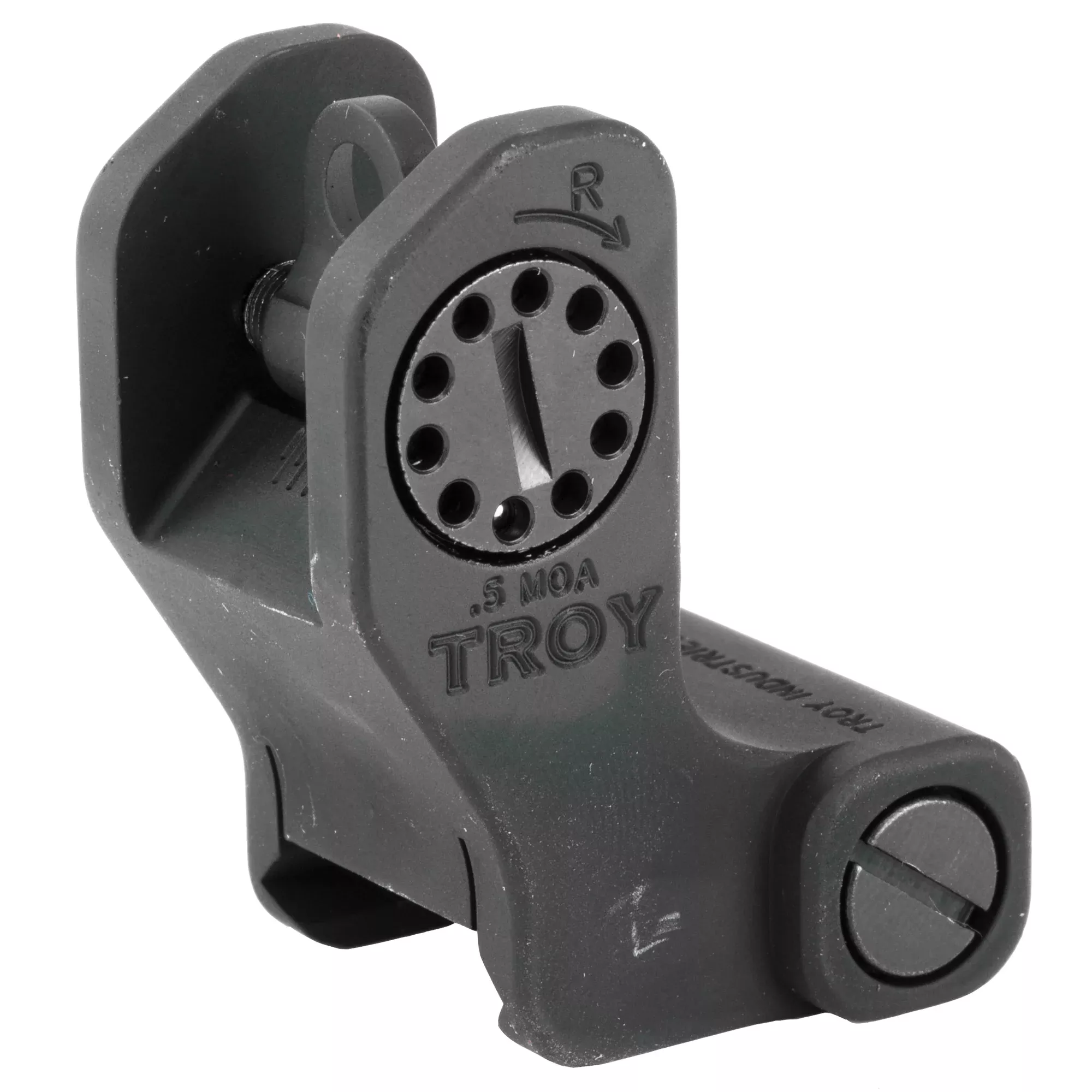 TROY Industries Fixed Rear Battle Sight – Black
