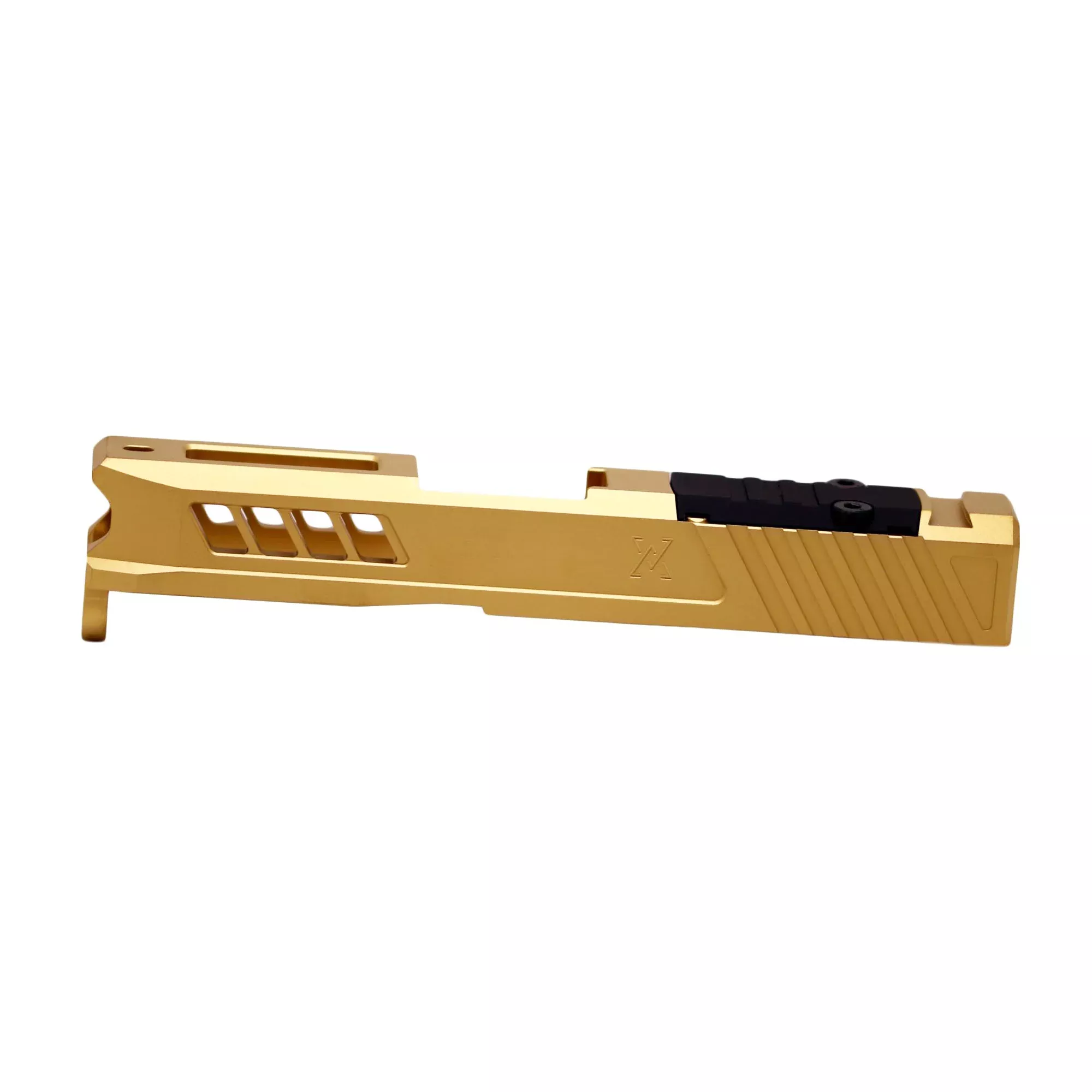 True Precision Slide for Glock 43 – RMS Cut, Gold Finish