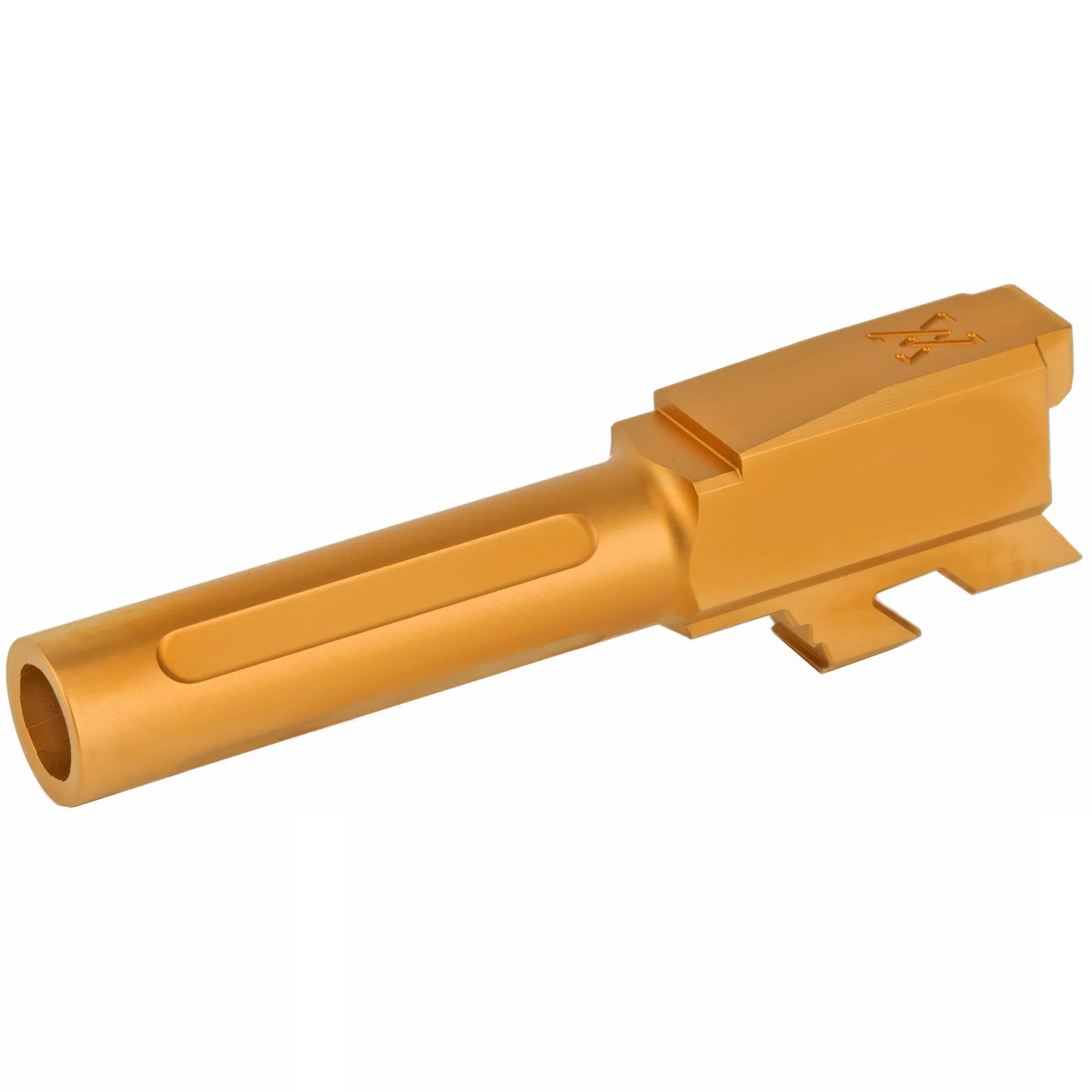 True Precision Threaded Barrel for Glock 43 – Gold TiN Finish