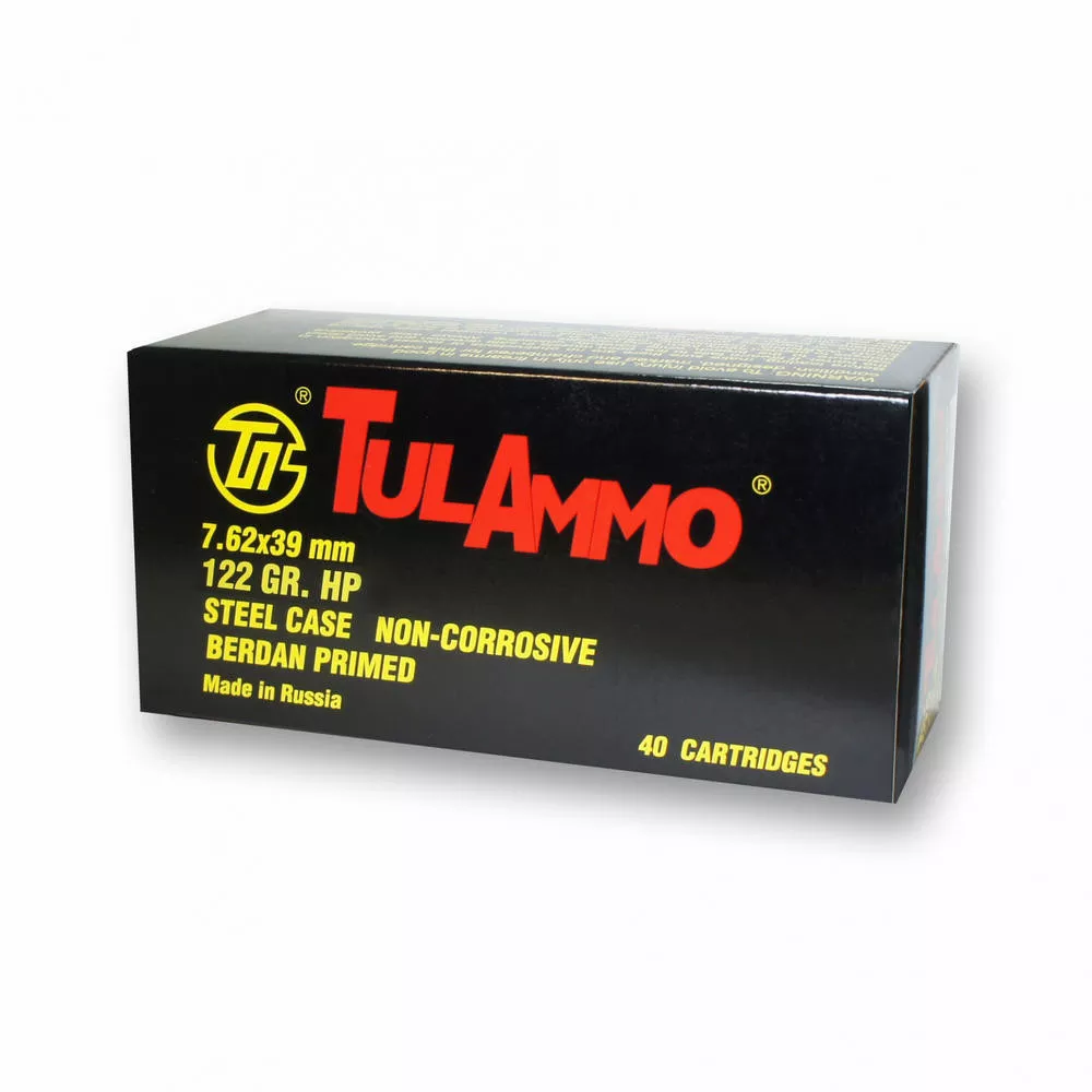 Tula 7.62x39 122gr Hp 40/1000