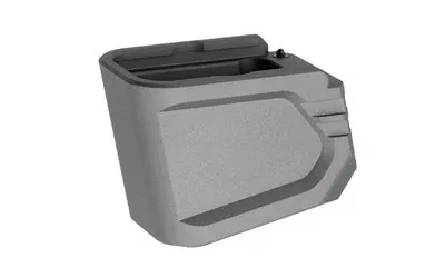 Tyrant CNC Magazine Extension for Glock 19/23 – +5/4 Rounds, Gray
