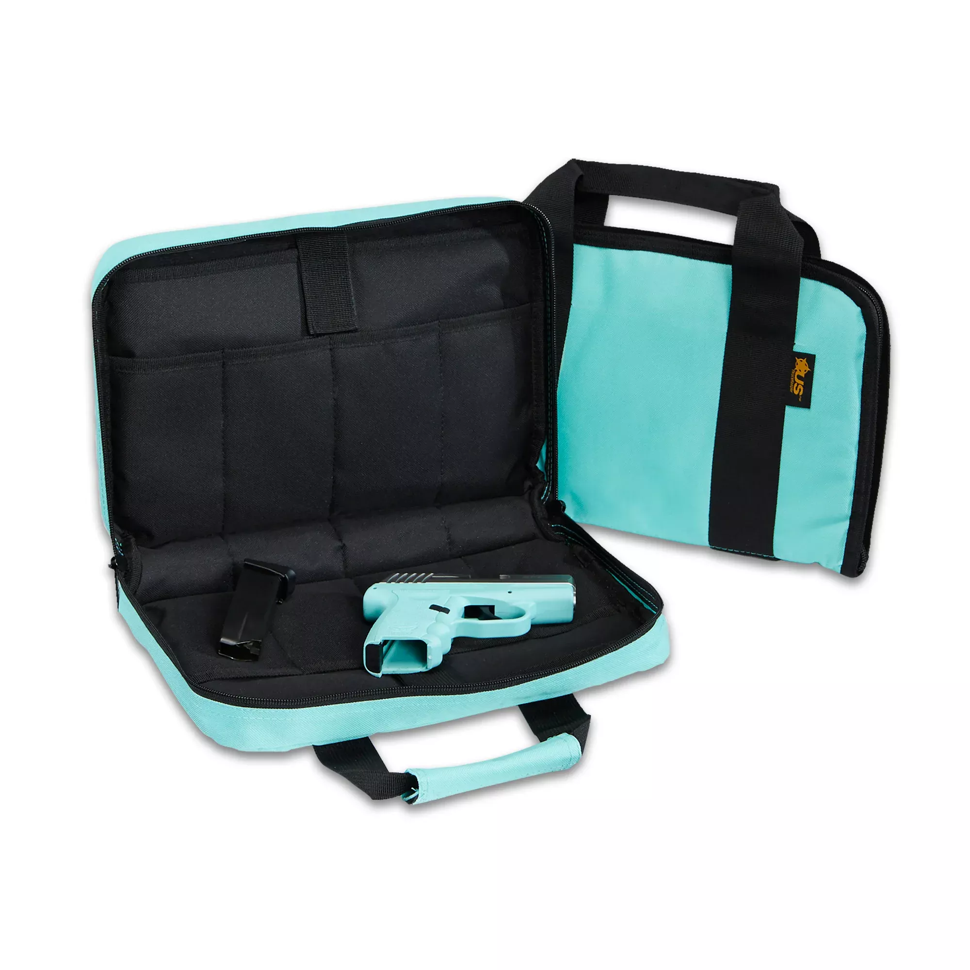 US PeaceKeeper Attache Pistol Case – Robins Egg Blue Polyester