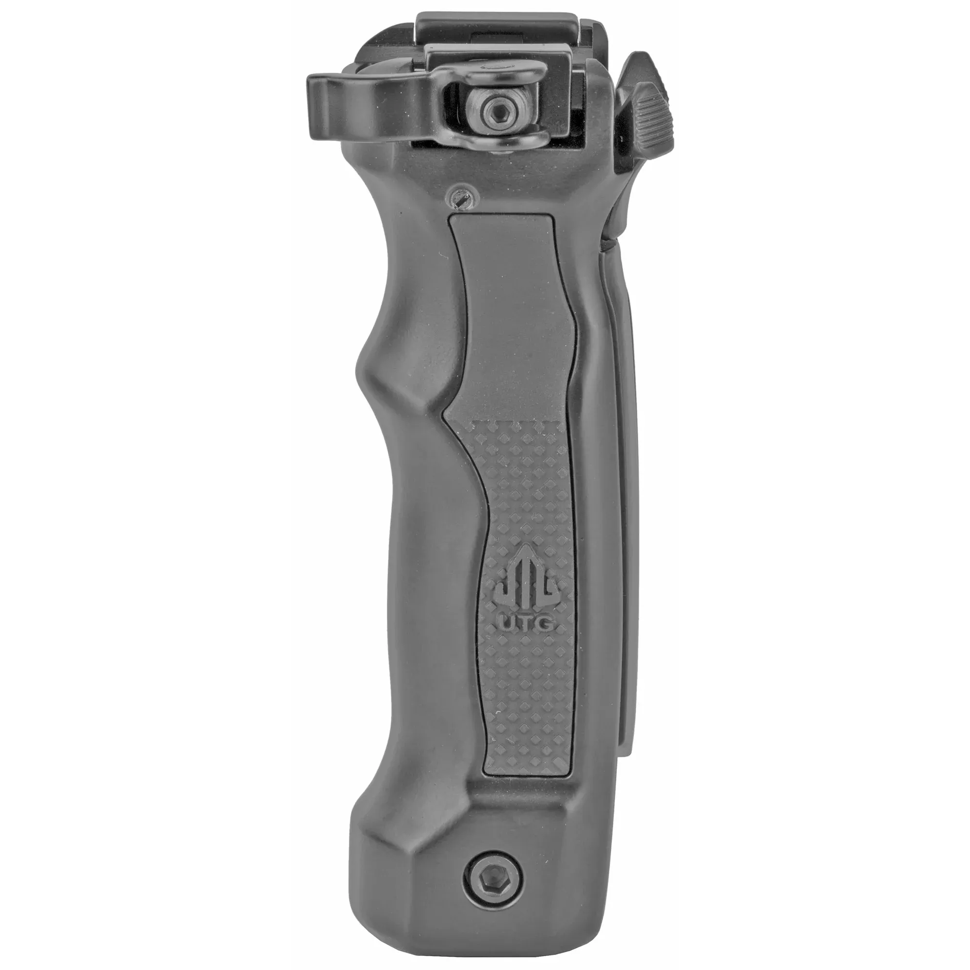 UTG D-GRIP Quick Release Bipod – Universal Picatinny/Weaver Mount
