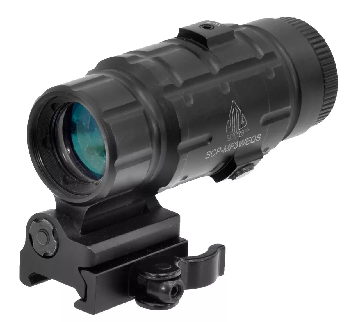 UTG SCPMF3WEQS 3x MagnifierBlack Anodized 37 mm