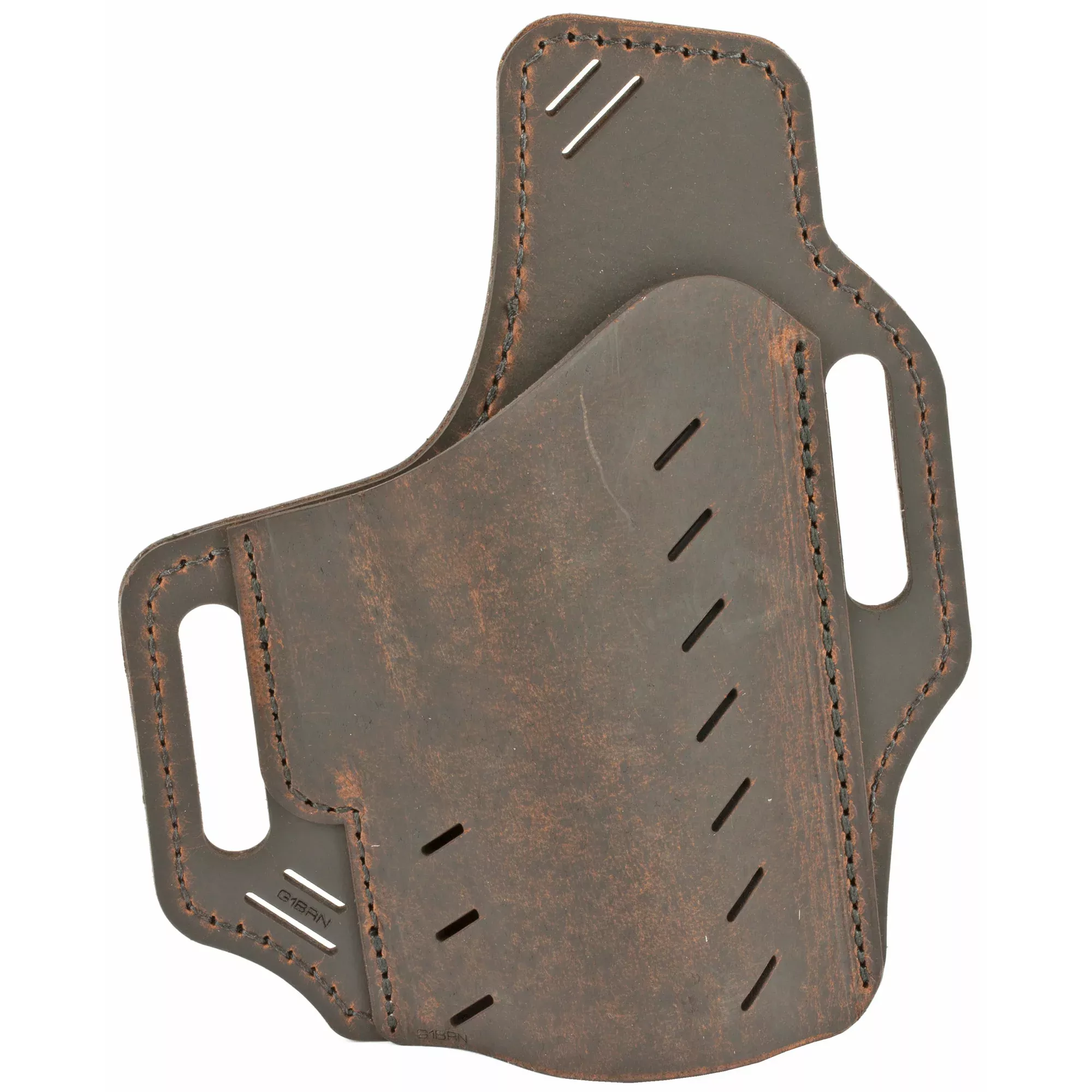 Versacarry Guardian OWB Holster – Right Hand, Brown Leather, Size 1