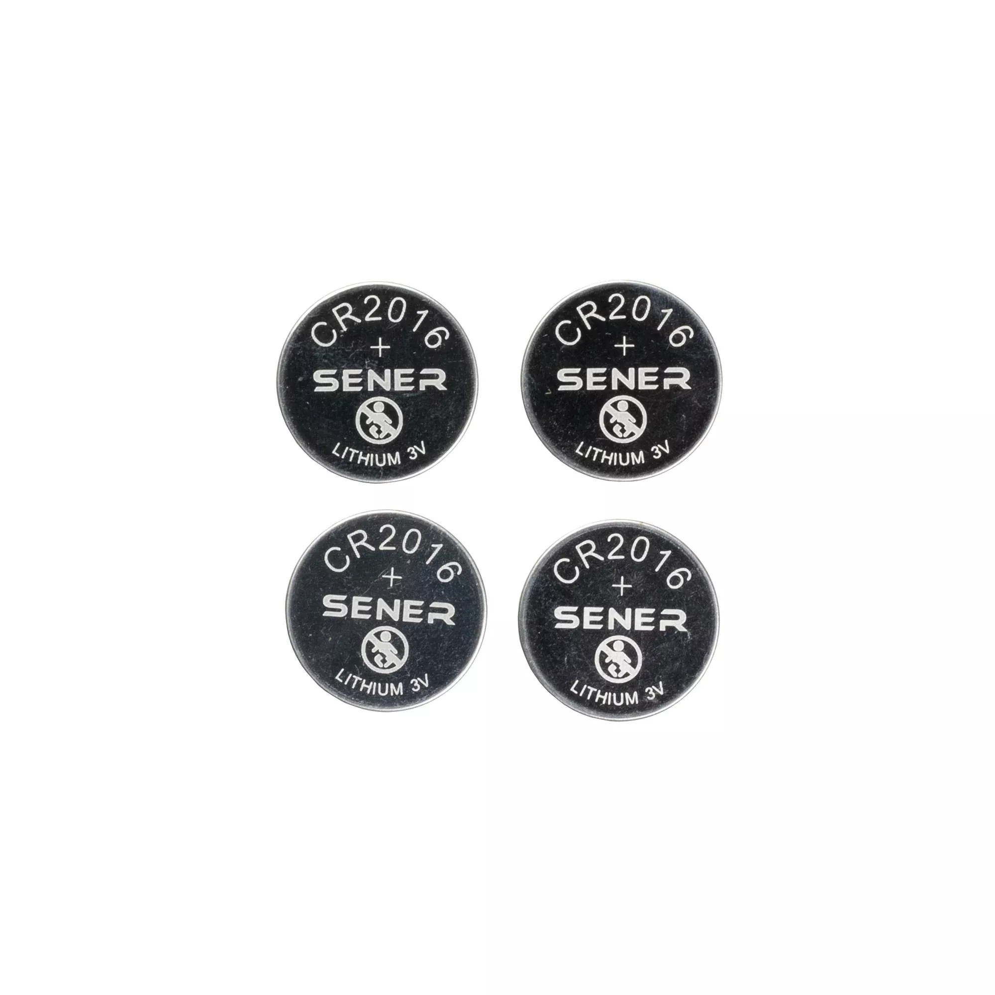 Viridian TACTL CR2016 Lithium Battery 4-Pack – For REACTOR Series Lasers