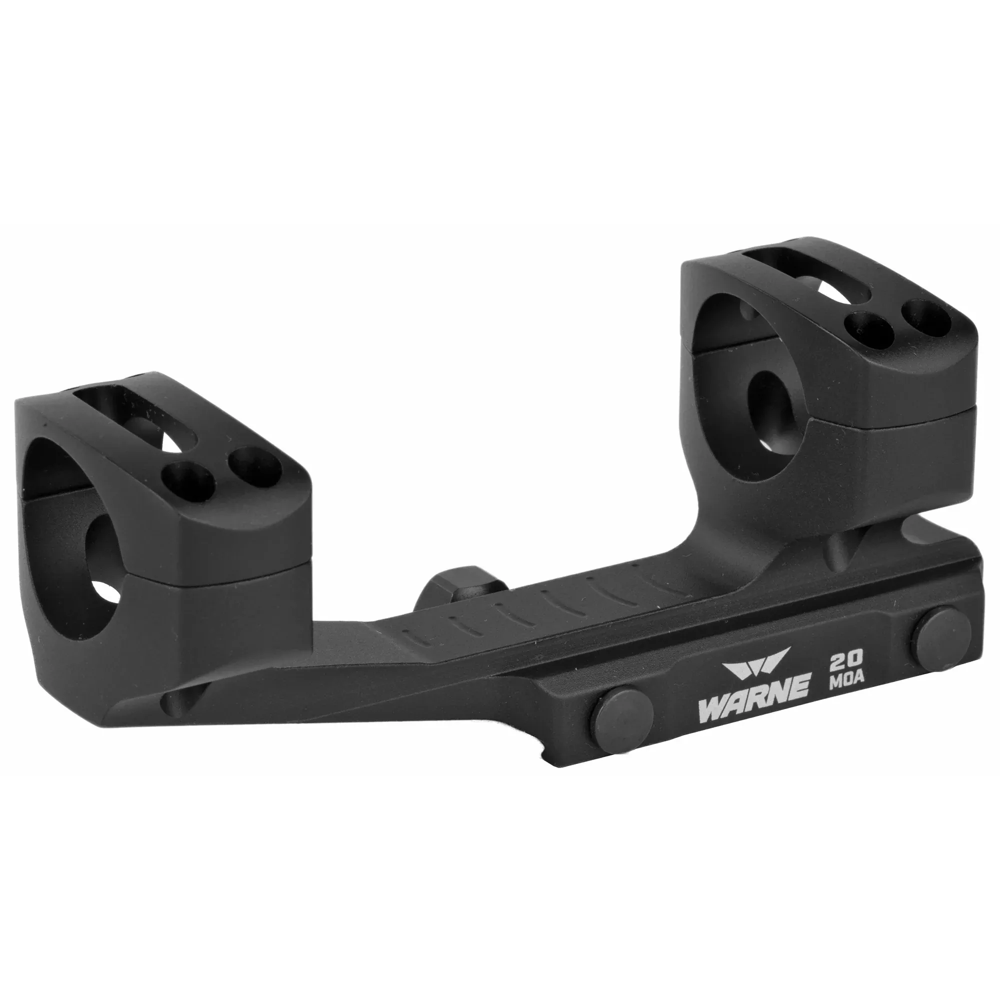 Warne 20MOA Extended Skeleton 1-Piece Scope Mount – Black