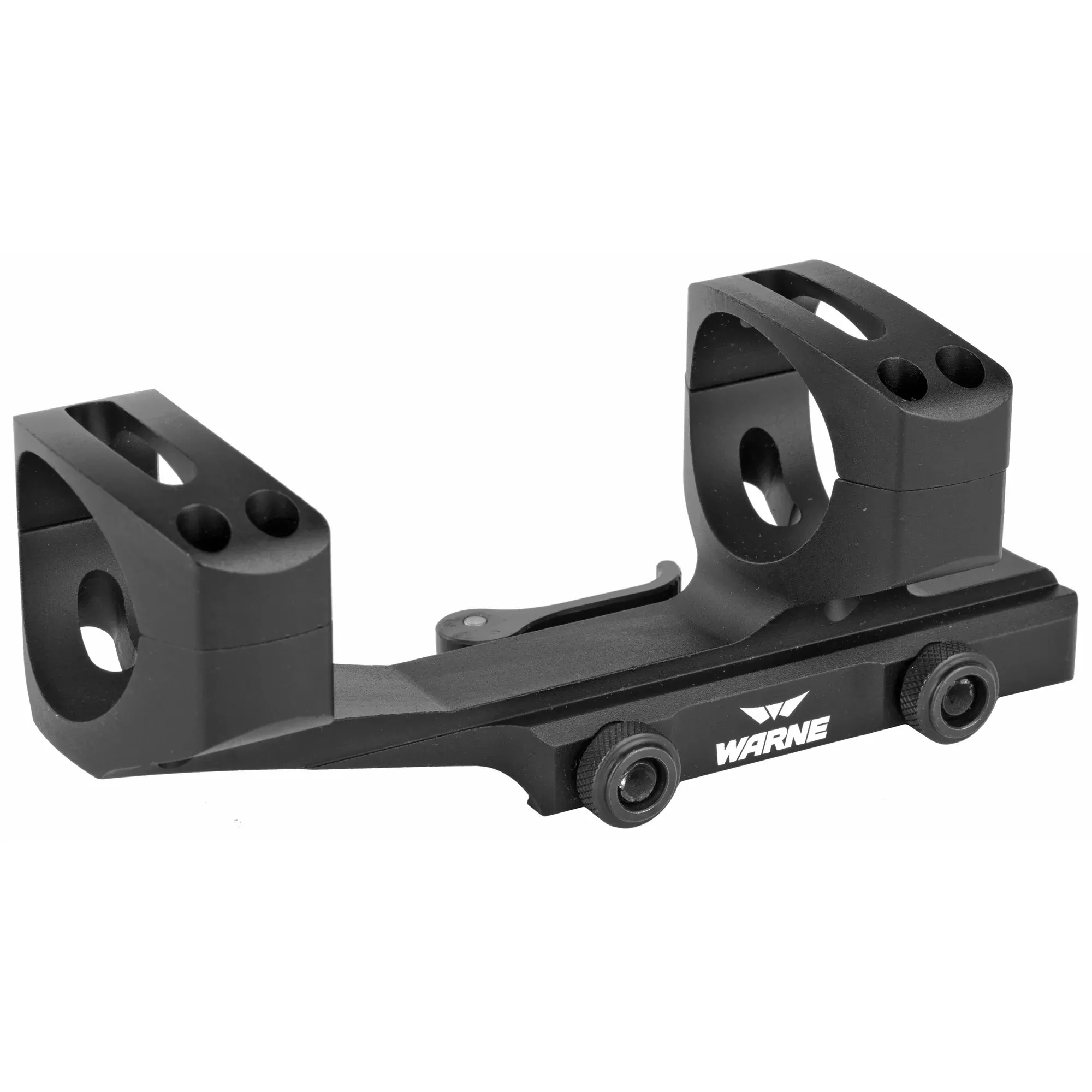 Warne QD Extended Skeleton 34mm Scope Mount – Quick-Detach Picatinny Ring Set