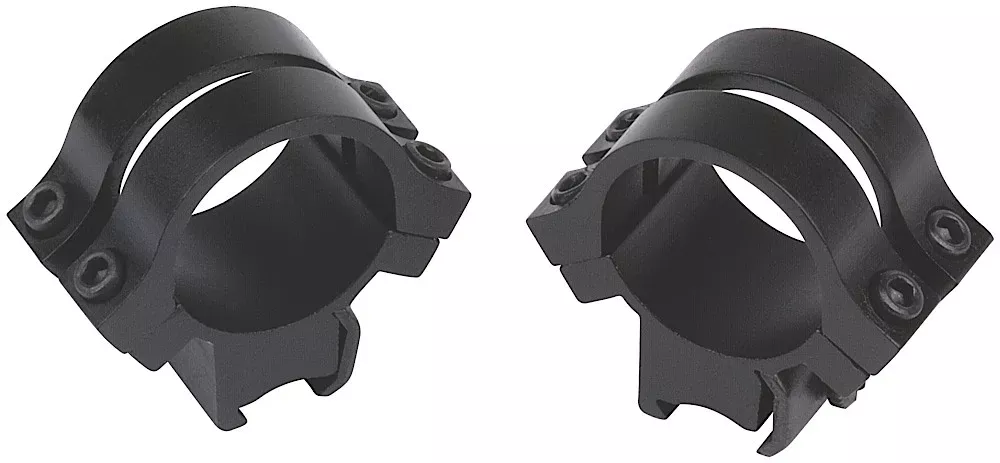 Weaver Mounts 49053 Quad Lock Detachable Tip-Off RingsBlack 1"
