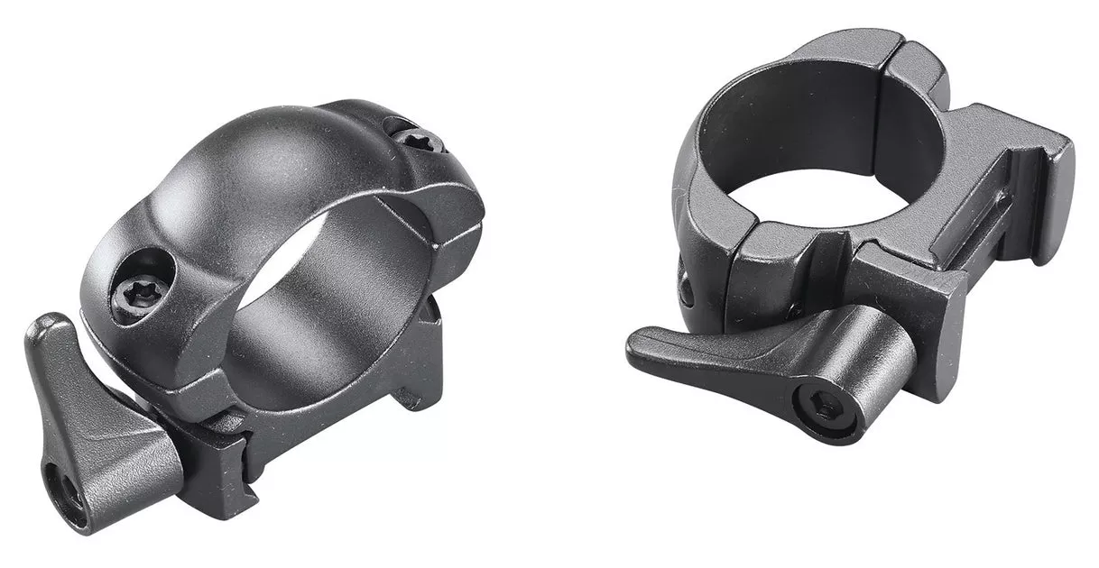 Weaver Mounts 49325 Lever LokMatte Black 1" Medium