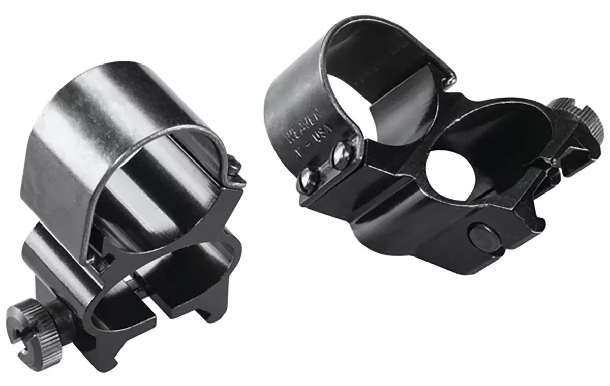 Weaver Mounts 49512 See-Thru DetachableBlack Gloss 1" Extended