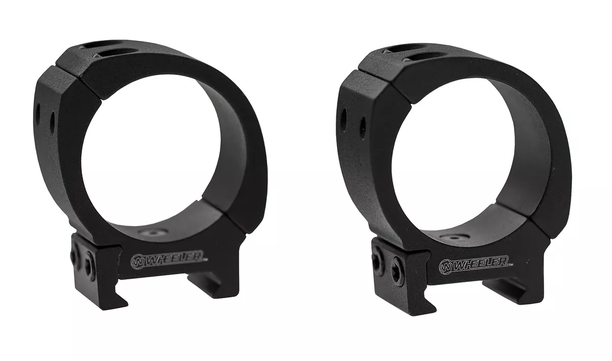 Wheeler 1133750 Sporter Scope RingsBlack 30mm Low