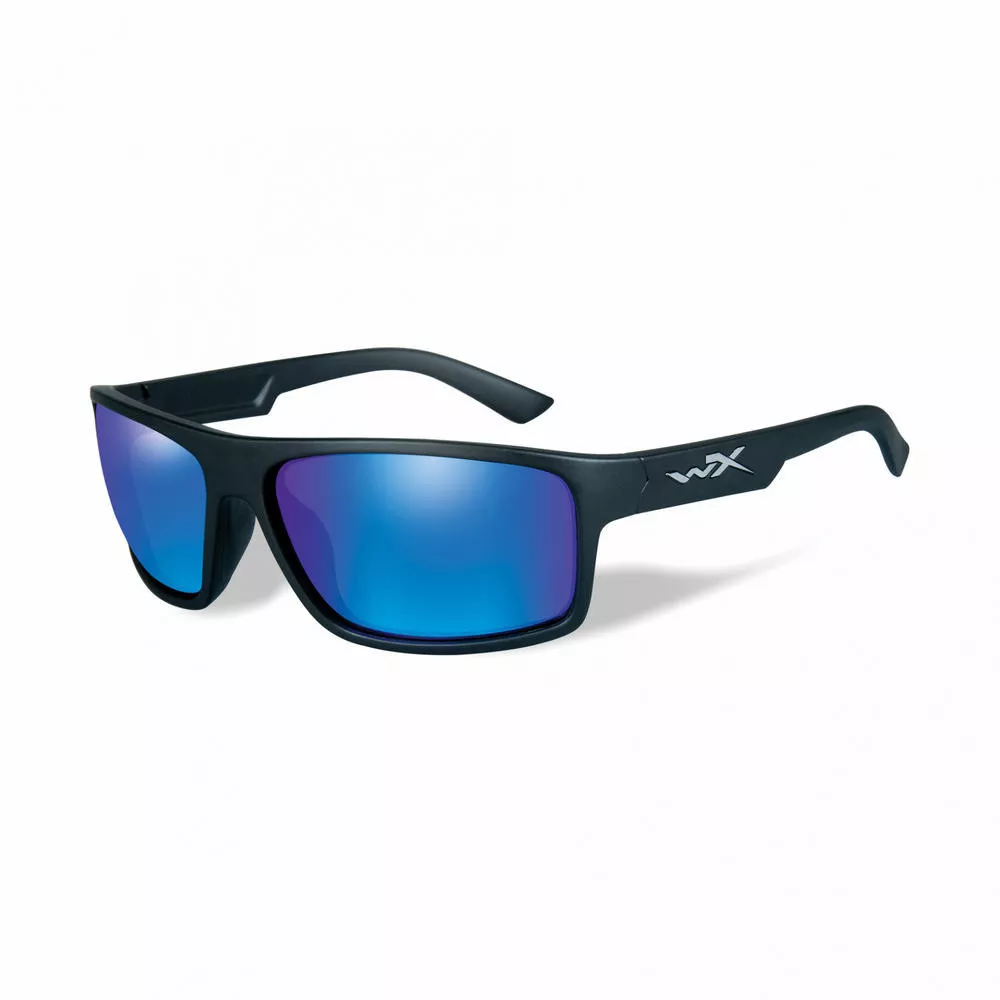 Wiley X Peak Polarized Blue Mirror Matte