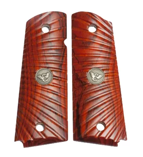 Wilson Combat 351MFS Side Panel Grips Full Size Starburst Cocobolo