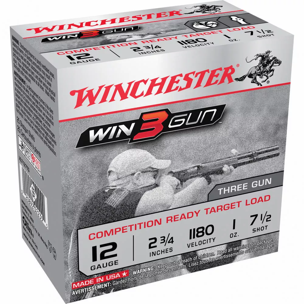 Win 3gun 12Ga 2.75" 7.5 25/250