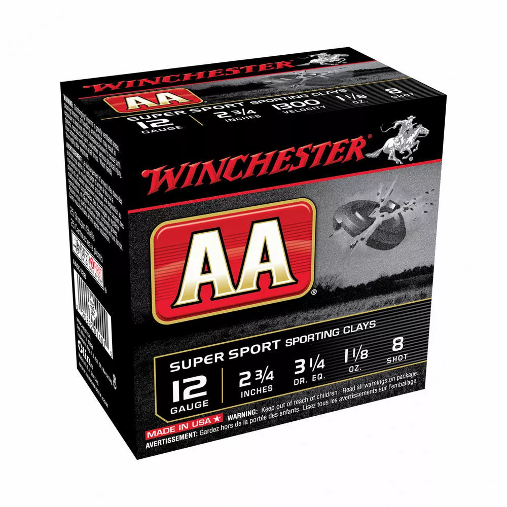Win Aa Ss 12Ga 2.75" 8 25/250