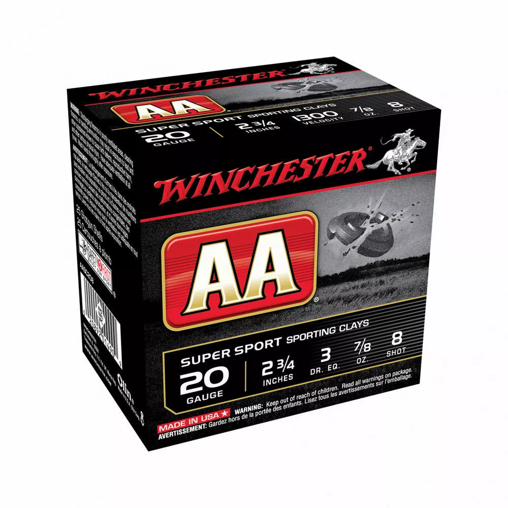 Win Aa Ss 20ga 2.75" 8 25/250