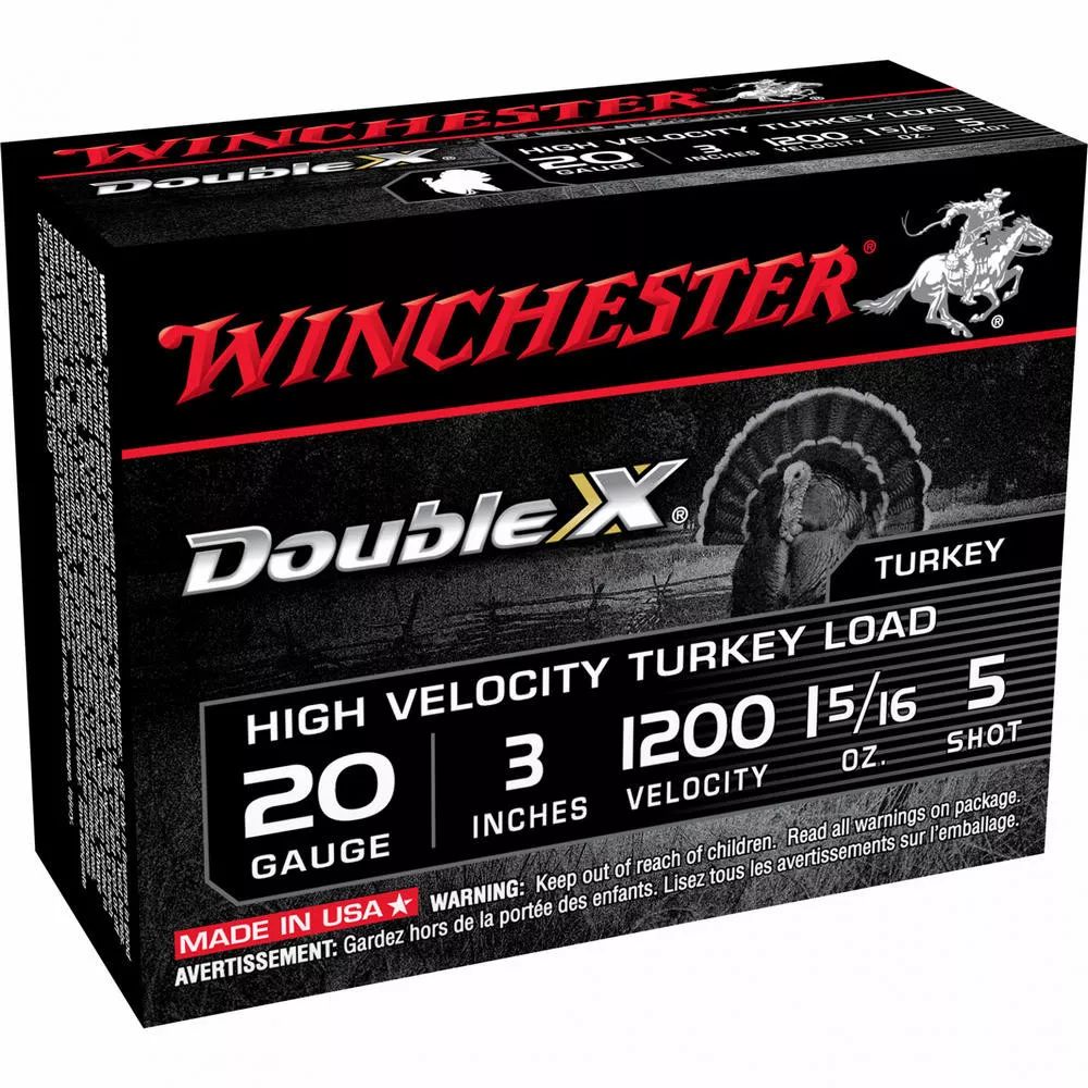 Win Lb XrTurkey 20ga 3" 5 1.25oz 10