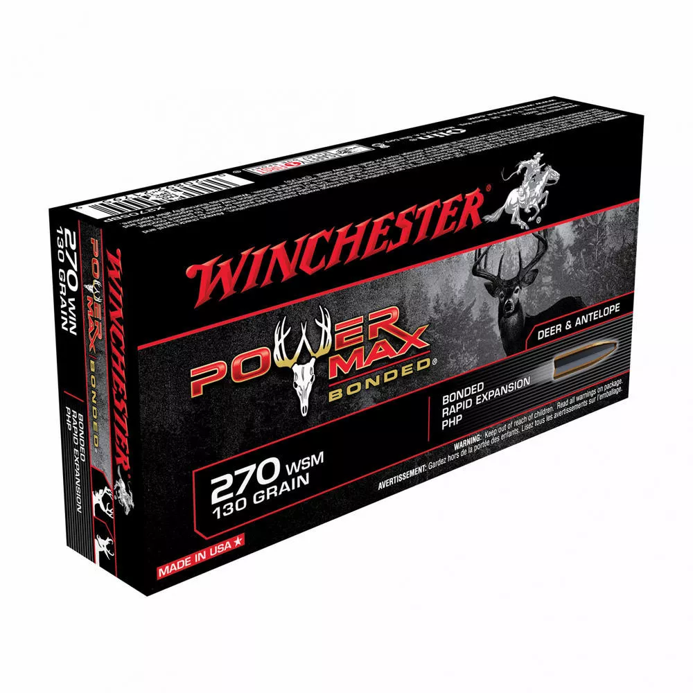 Win Power Max Bond 270win 130gr 20/200
