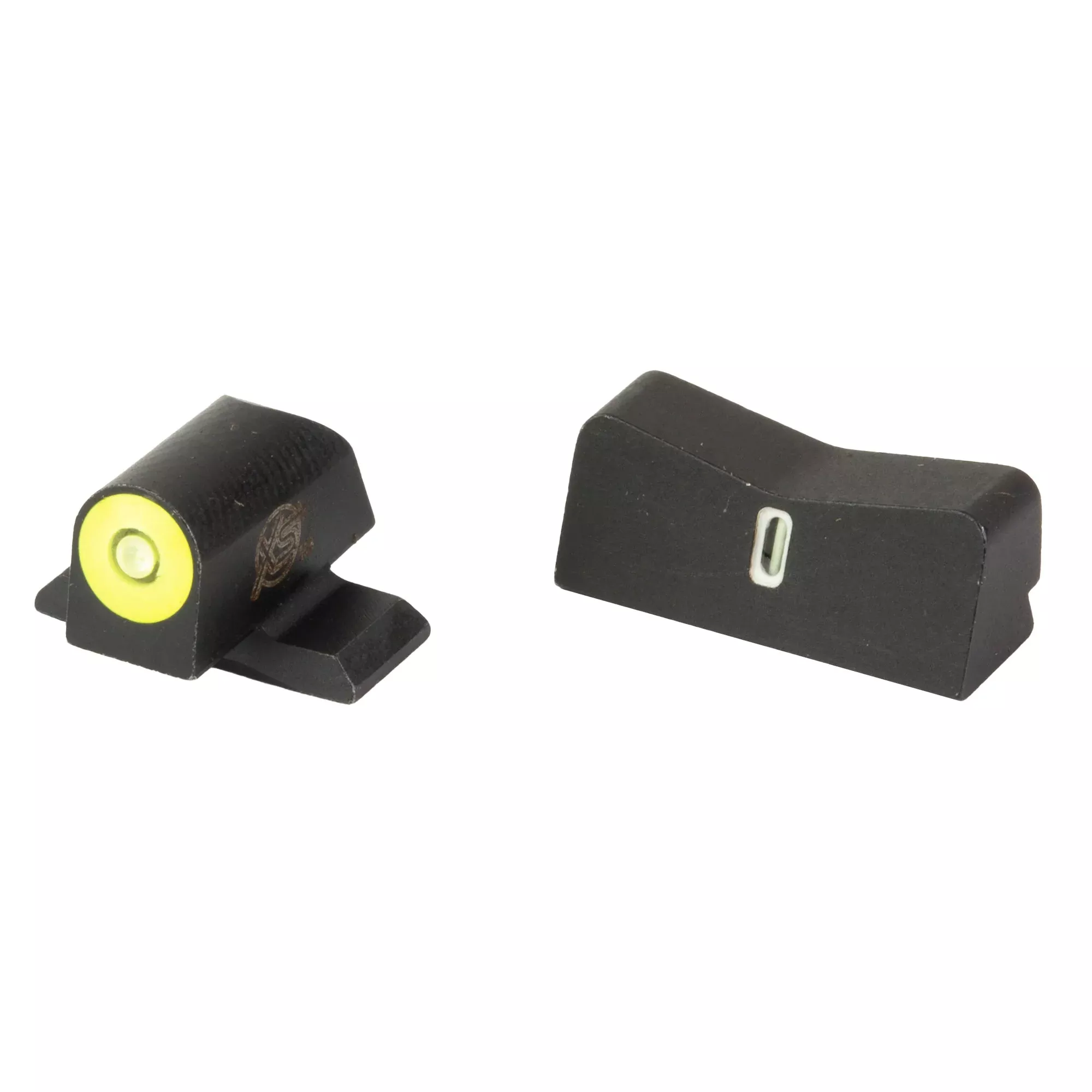 XS DXT2 Big Dot Night Sights for Springfield Hellcat OSP – Yellow Tritium Front